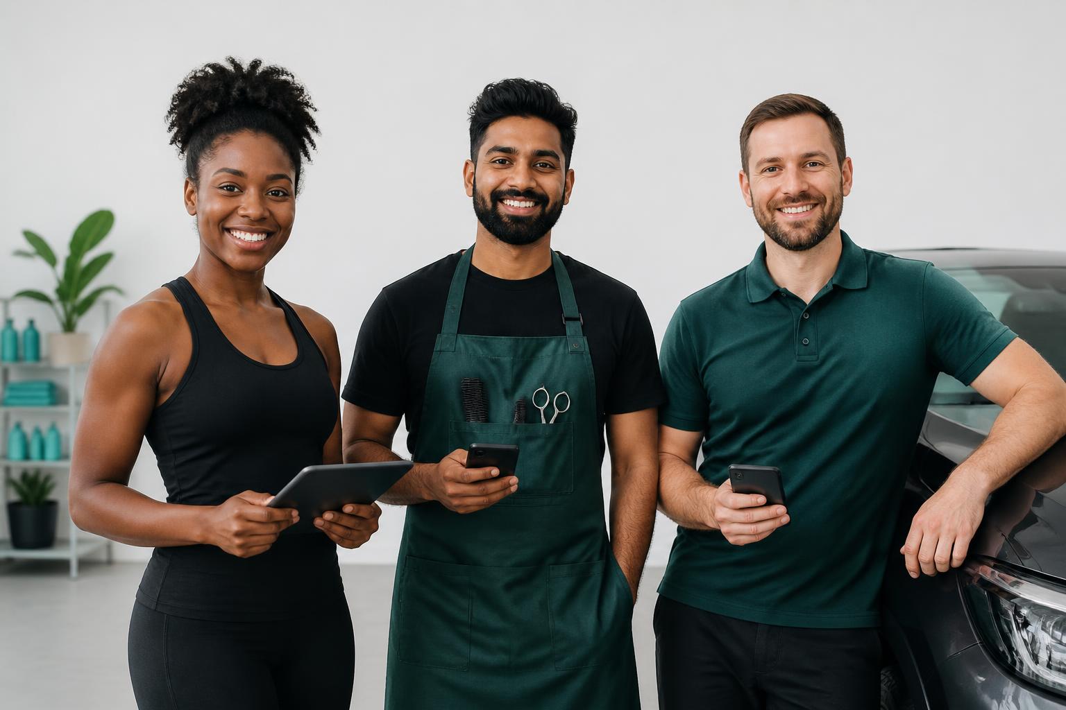 Personal trainer managing sessions and client progress in the RECAVO dashboard